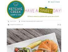 Tablet Screenshot of ketchiecreekbakery.com